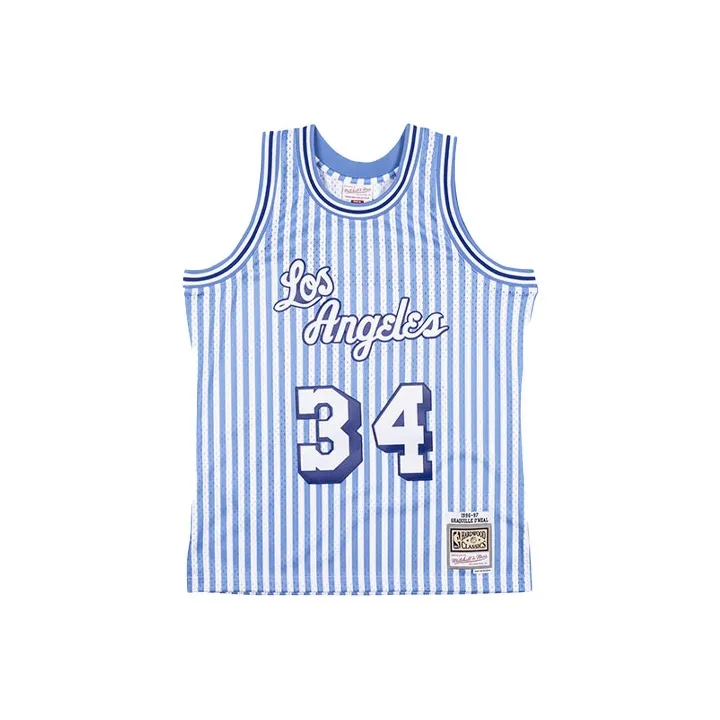 Mitchell & Ness NBA Striped Swingman Jersey O'Neal-0