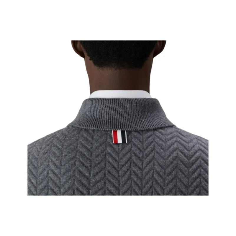 THOM BROWNE Herringbone quited Work Jacket-3
