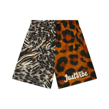 JUST VIBE Casual Shorts Unisex Multicolor