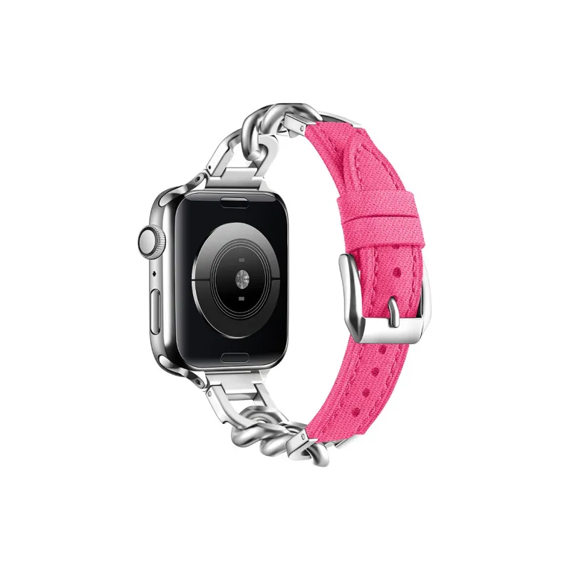ZHENGGUANG Watch Band Apple Compatibility Artificial Leather Material-3