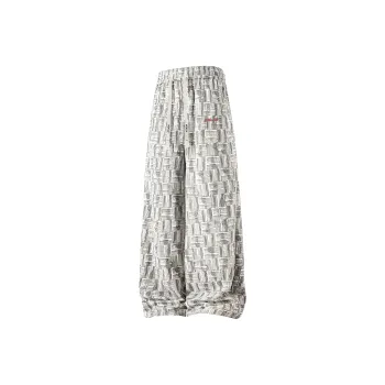 HOKLV Casual Pants Unisex White