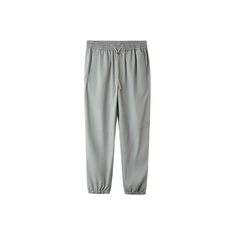HLA Casual Pants Men Light Gray Pattern 29-0