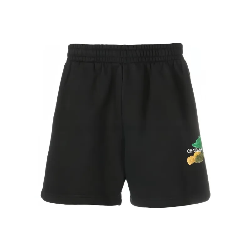 OFF WHITE Brush Arrow Summer Sweatshort-0