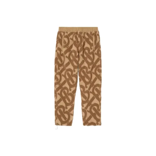 Burberry Tb Monogram Fleece Jacquard Trousers