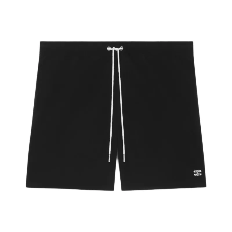 CELINE Triomphe Swim Shorts In Nylon-0