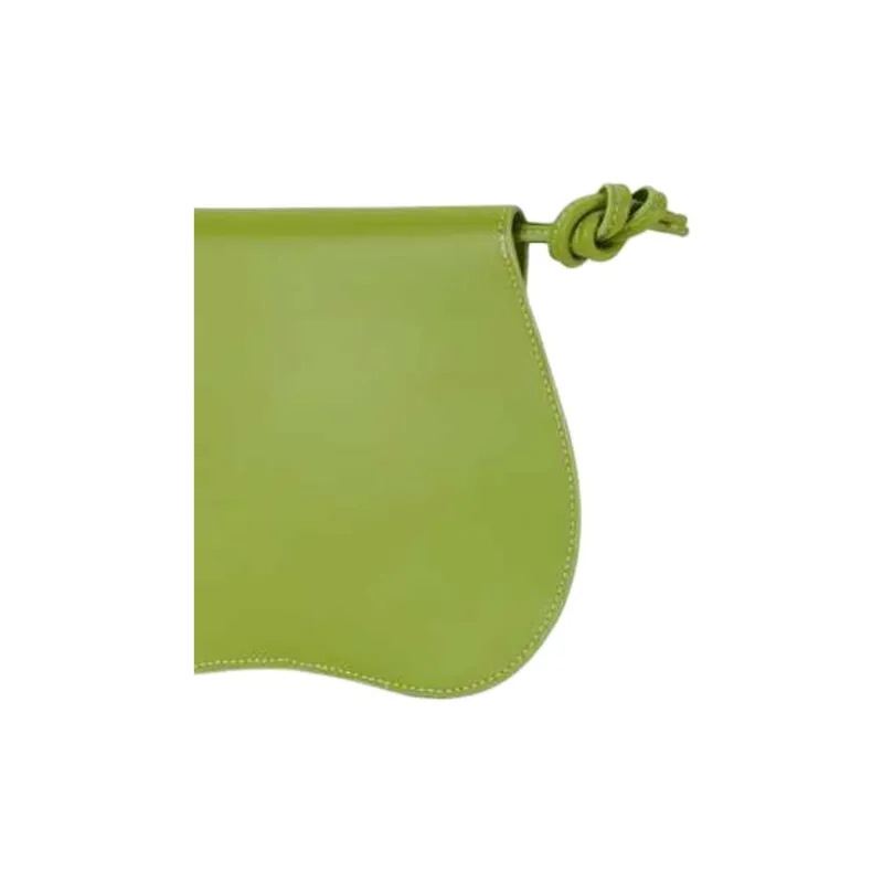Little Liffner Cow Leather Shoulder Bag Mini Women's Green-4