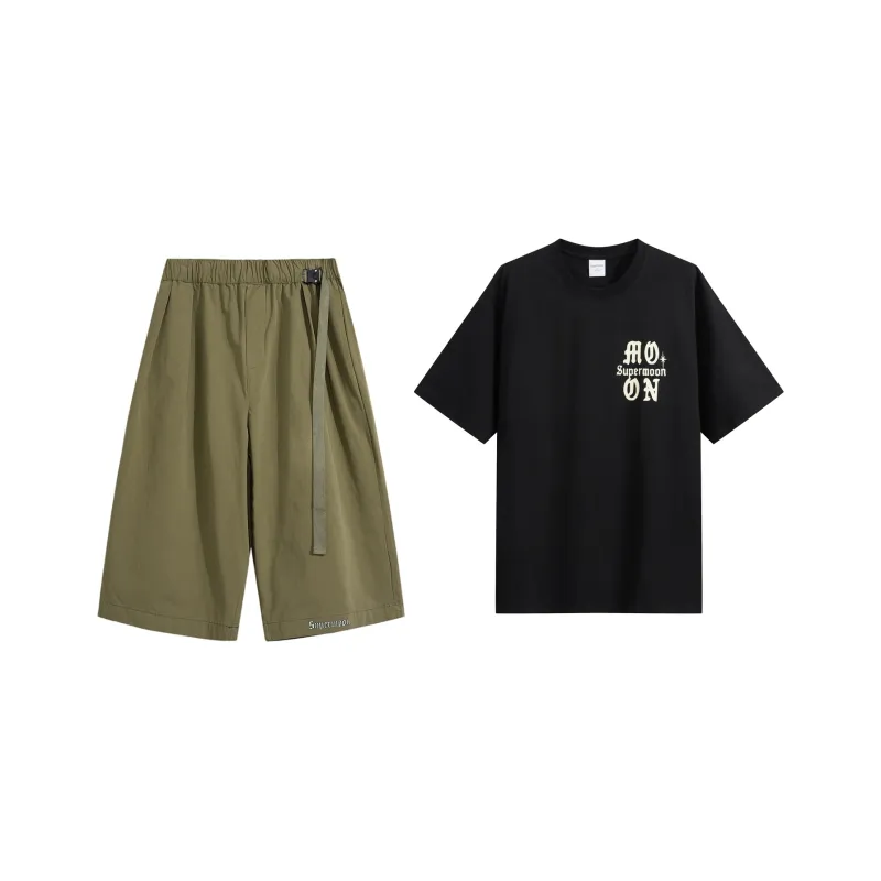 SUPERMOON Casual Shorts Unisex-17