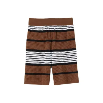 Burberry Striped Shorts