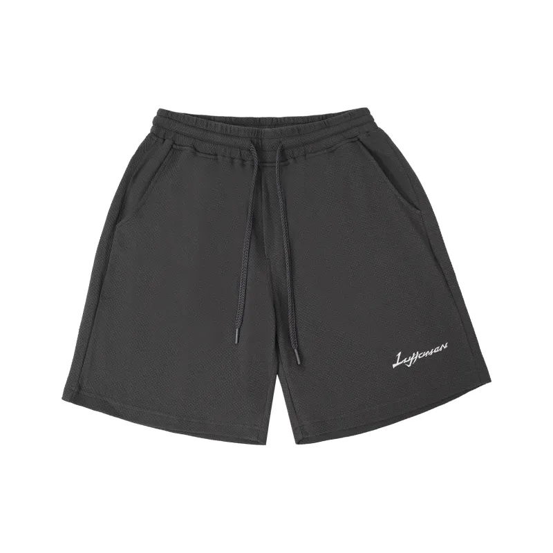 LUJIAMEN Casual Shorts Men Dark Gray-0