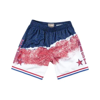 Mitchell Ness Basketball Shorts Men Red