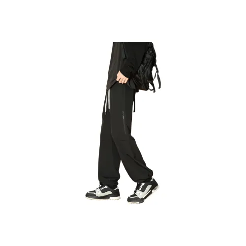 NEAR HERE Casual Pants Unisex Purple Blue