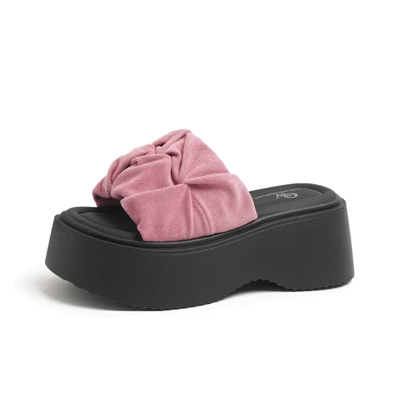 LXVB Rubber Sole Quiet Slide Slippers Women's-19