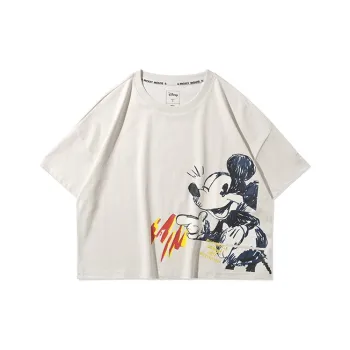 Disney X LINING Crop Tops Women's White