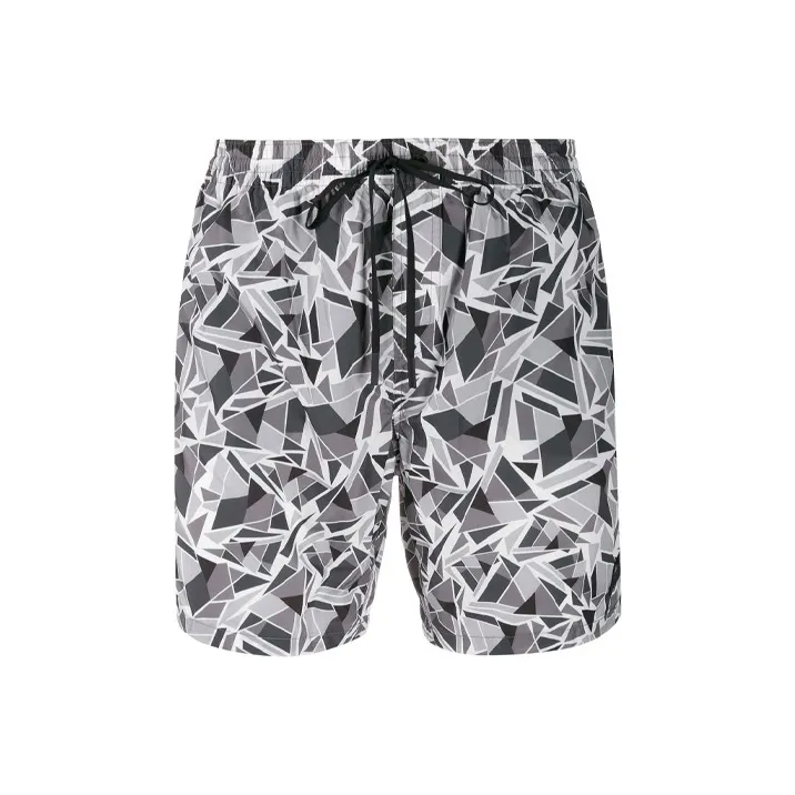 FENDI Geometric Print Swim Shorts-0