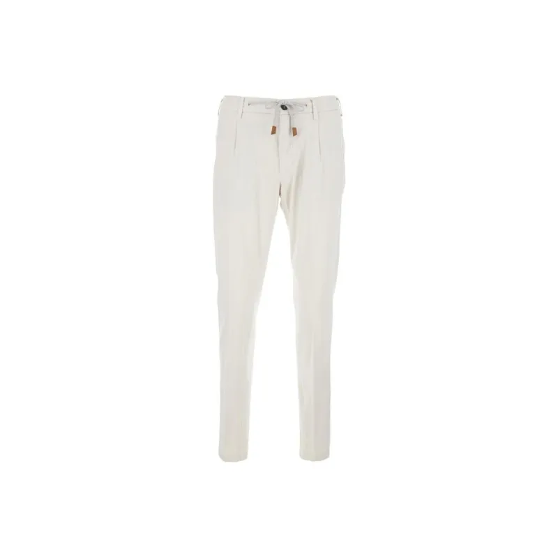 Eleventy Drawstring Straight leg Trousers-0