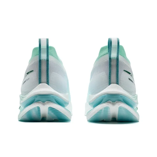 XTEP Anti Slip And Wear Resistant Coverage Low Top Casual Running Shoes Men's White Green-4