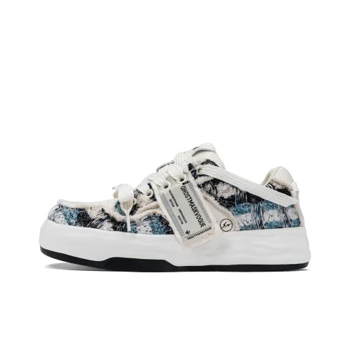 FRAGMENT DESIGN x Ghost Mask Lightweight Height Increasing Low Top Skateboard Shoes Men's Box Included