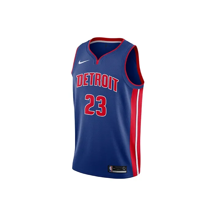 Nike X NBA Basketball Jerseys Men SW Fan Edition Away Blue-0