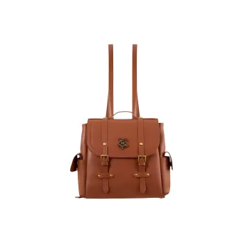 MINISO Polyurethane Backpack Regular Unisex Brown