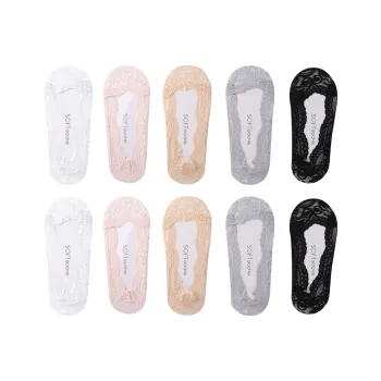 Lanza No Show Socks Women's 5 Pack