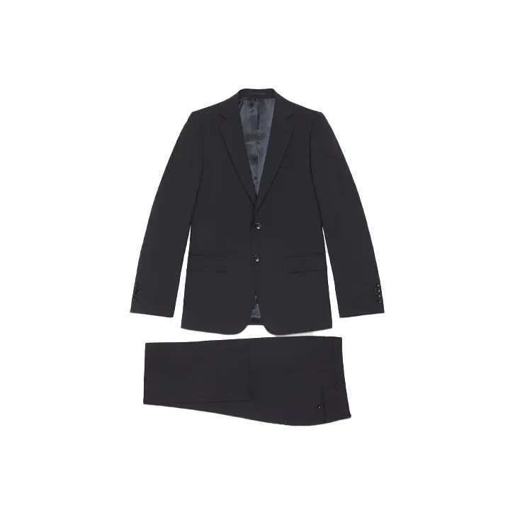 GUCCI 2020 Pre Fall Collection Business Suit Men's Dark Blue-0