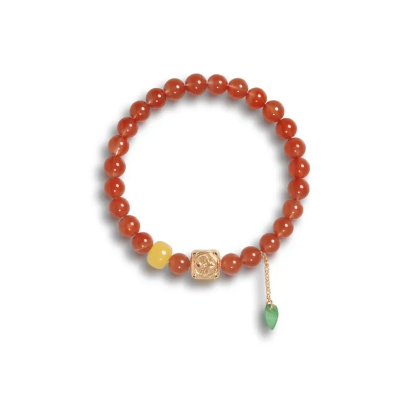 Atsuyama Southern Red Agate Bracelets Unisex-0