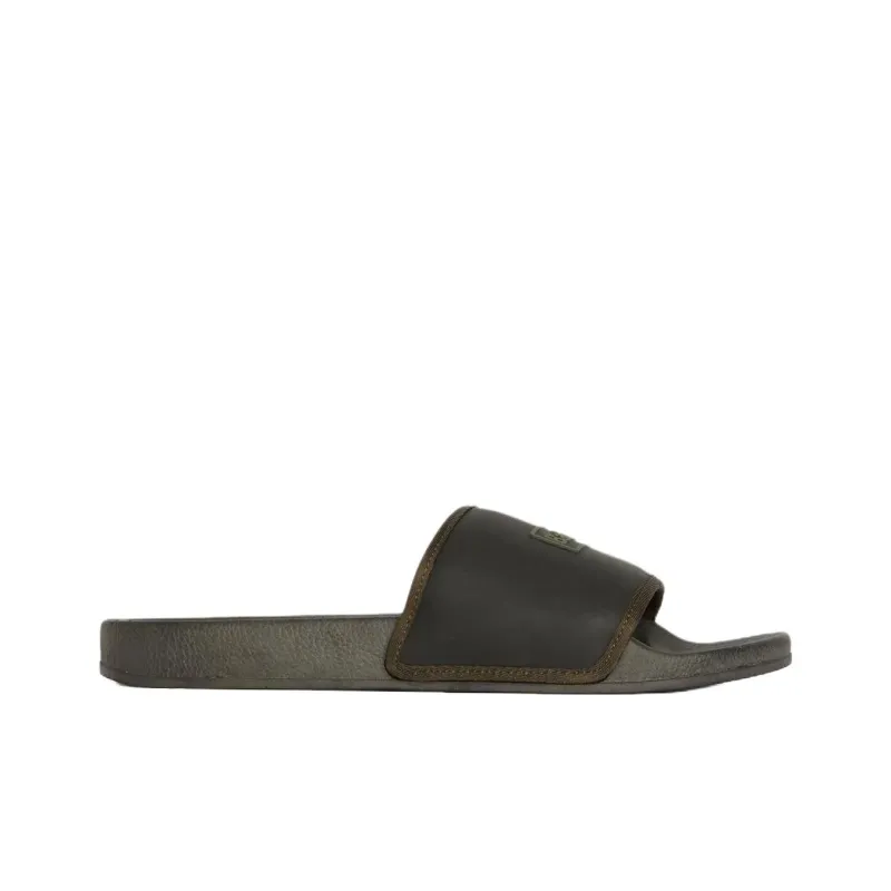 BARBOUR Slide Slippers Men's Olive Green-1