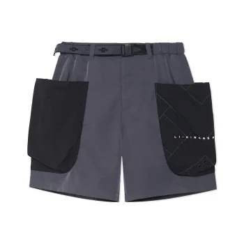 LiNing China Li Ning Casual Shorts Men Surface Gray