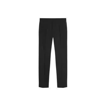 VERSACE Logo Appliqué Tapered Leg Chino Trousers