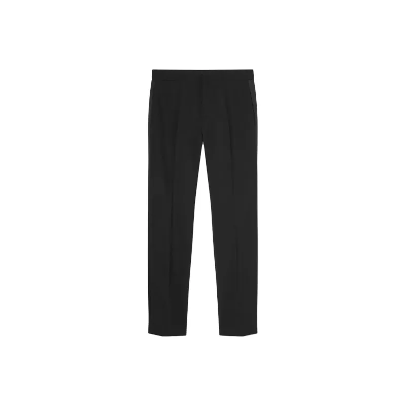VERSACE Logo Appliqué Tapered Leg Chino Trousers-0