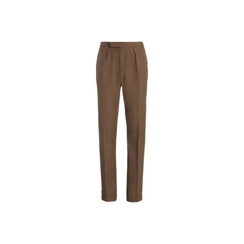 Ralph Lauren Purple Label Linen-blend Trousers-0