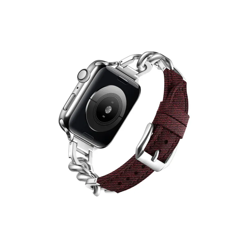 ZHENGGUANG Watch Band Apple Compatibility Artificial Leather Material-22