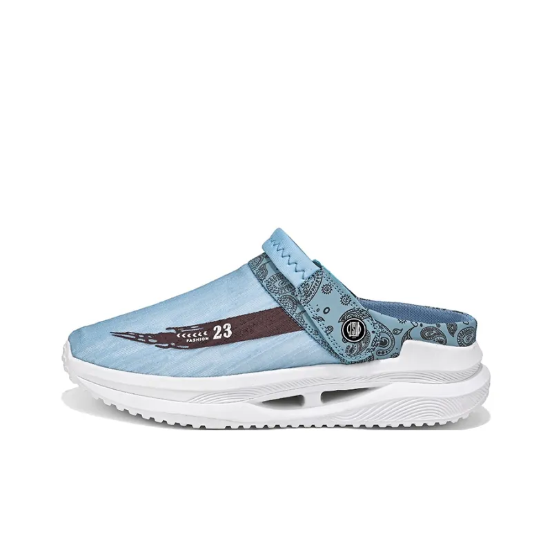 JEANSWEST Rubber Sole Closed Toe Slippers Men's-6