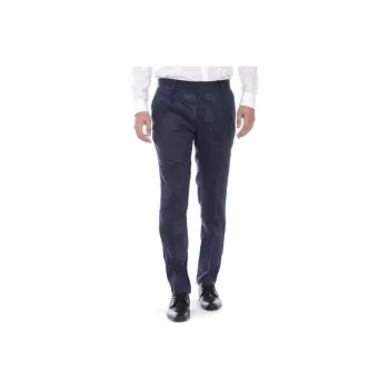 DANIELE ALESSANDRINI Casual Pants Men's Marine Blue