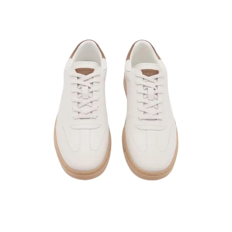 MANGO Low Top Skateboard Shoes Men's White-3