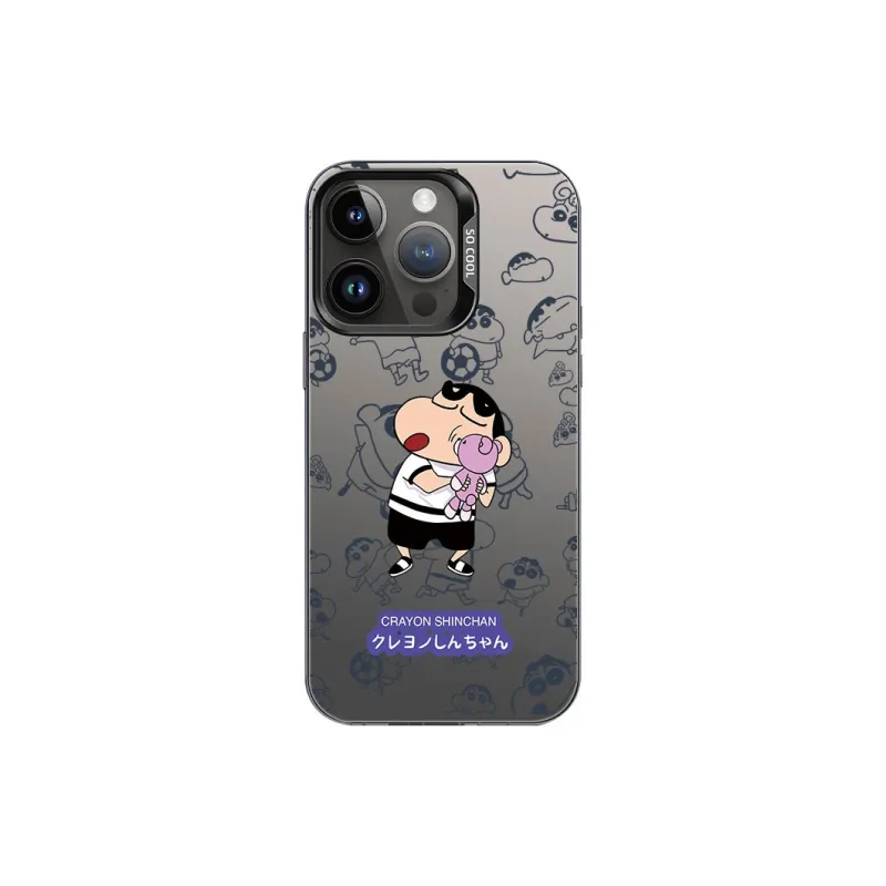DAHUAXIAN Acrylic Material Crayon Shin Chan Fun Premium Feel Phone Cases Compatible With IPhone 16 Pro-9