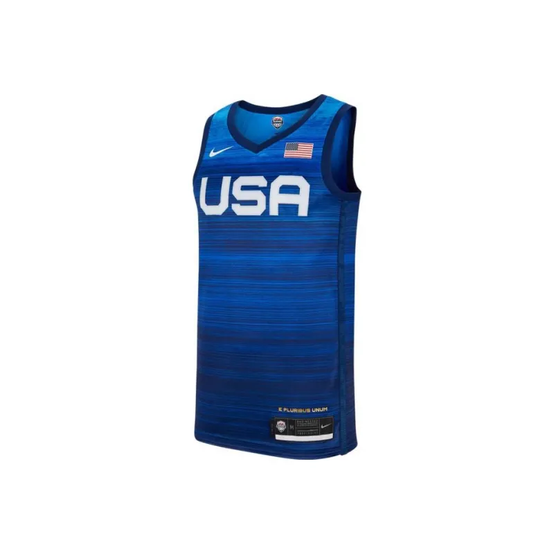 Nike Basketball Jerseys Men Blue-0