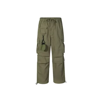 GUUKA TECH Casual Pants Unisex Light Brown
