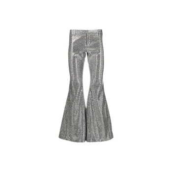 ERL Sequinned Flared Trousers