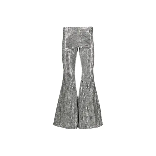 ERL Sequinned Flared Trousers
