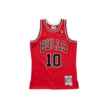 Mitchell Ness Basketball Jerseys Men Red
