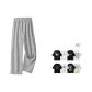 Light Grey[Ice Silk Straight Pants]Upgraded (Buy Free Short Sleeve T-Shirt)