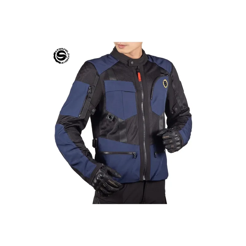 Star Knight Men's Biker Jacket Polyester Nylon-12
