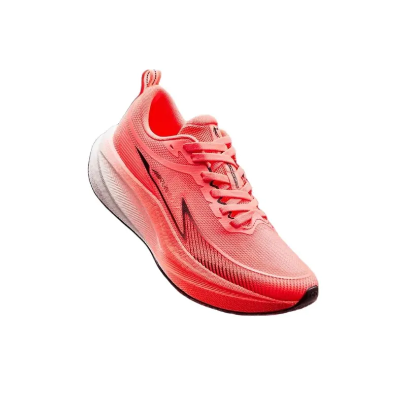 QIAODAN Cushioning, Slip Resistant, And Abrasion Resistant Low Top Casual Racing Running Shoes Men's Red-1