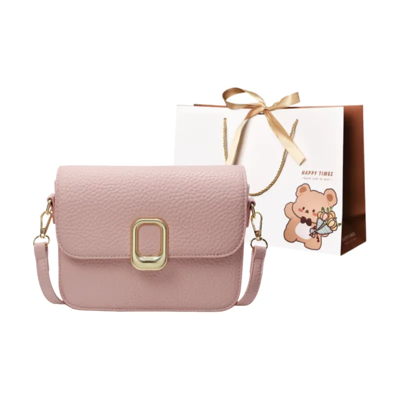 ERANGBEAR PU Crossbody Bag Women's Green/Pink/Ecru/Black/Blue-3