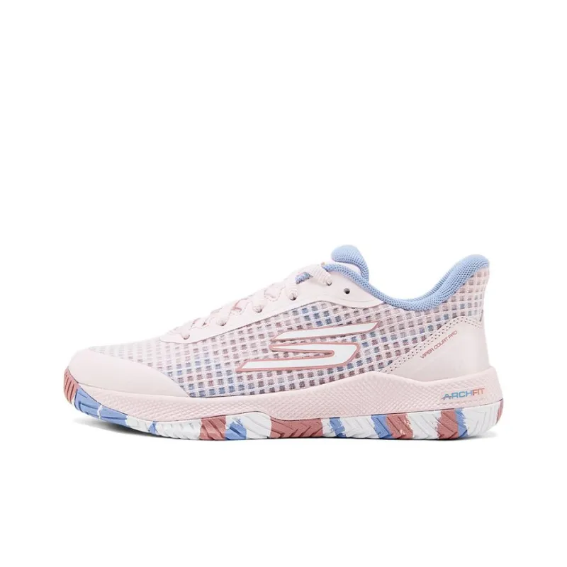 Skechers Anti Slip Wear Resistant Low Top Training Shoes Women's Pink-0