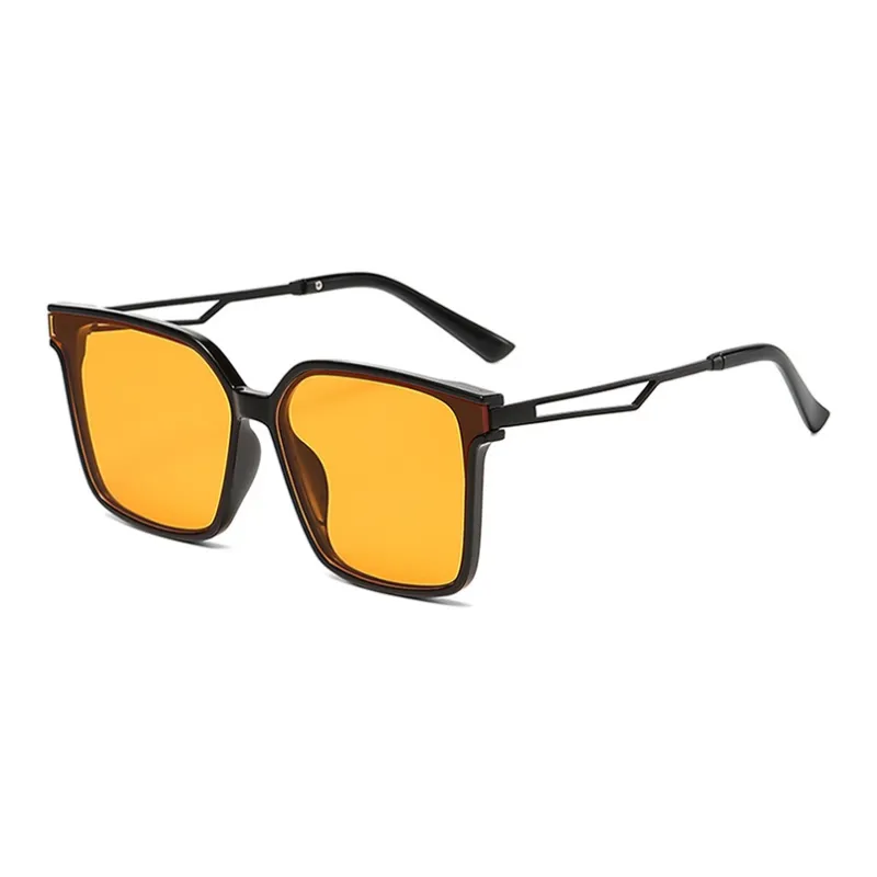 YUZHAOLIN PC Square Sunglasses Unisex-3
