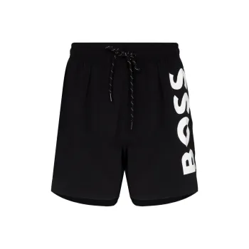 HUGO BOSS Octopus Logo print Swim Shorts