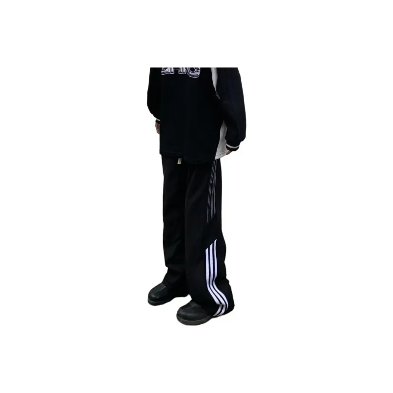 NOOING Casual Pants Unisex Black-2