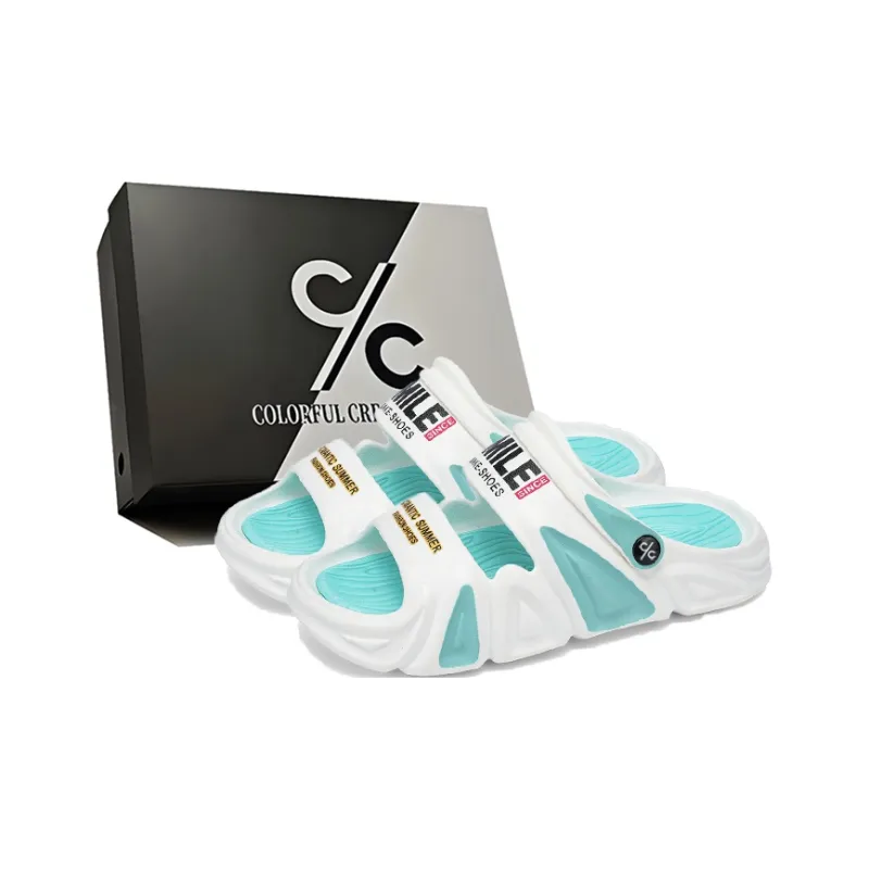 Colorful Creations Cushioning Slip Resistant Abrasion Resistant Slide Slippers Unisex-5